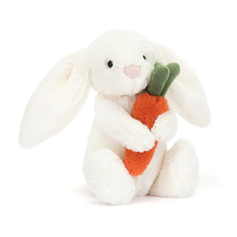 Bashful Carrot Bunny | Small Stuffed Animals Jellycat  Paper Skyscraper Gift Shop Charlotte