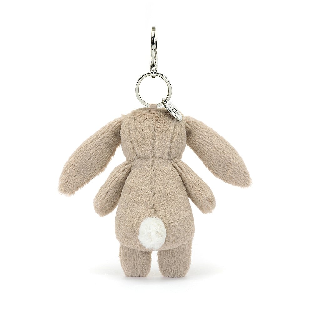 Blossom Beige Bunny Bag Charm Stuffed Animal Jellycat  Paper Skyscraper Gift Shop Charlotte