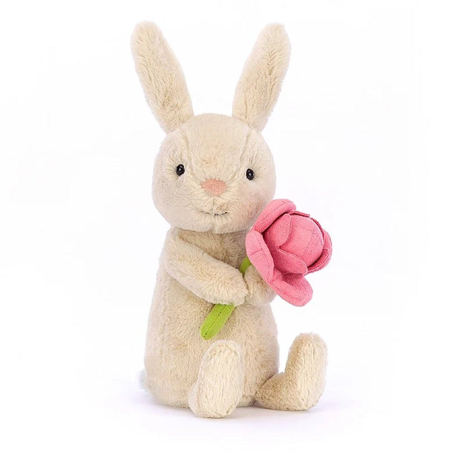 Bonnie Bunny with Peony Stuffed Animals Jellycat  Paper Skyscraper Gift Shop Charlotte