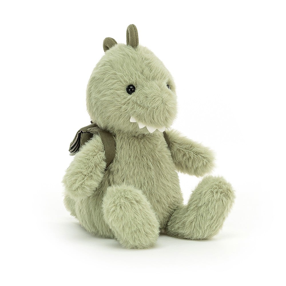 Backpack Dino Stuffed Animals Jellycat  Paper Skyscraper Gift Shop Charlotte