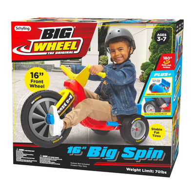 Big Wheel Big Spin 16" Deluxe Kid Toys Schylling Associates Inc  Paper Skyscraper Gift Shop Charlotte