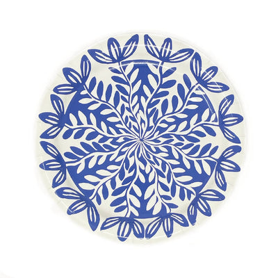 10" Blue Paper Plates Partyware Lucy Grymes  Paper Skyscraper Gift Shop Charlotte