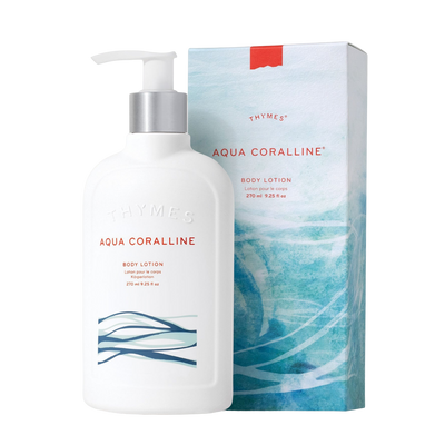 Body Lotion | Aqua Coralline Beauty + Wellness Thymes  Paper Skyscraper Gift Shop Charlotte