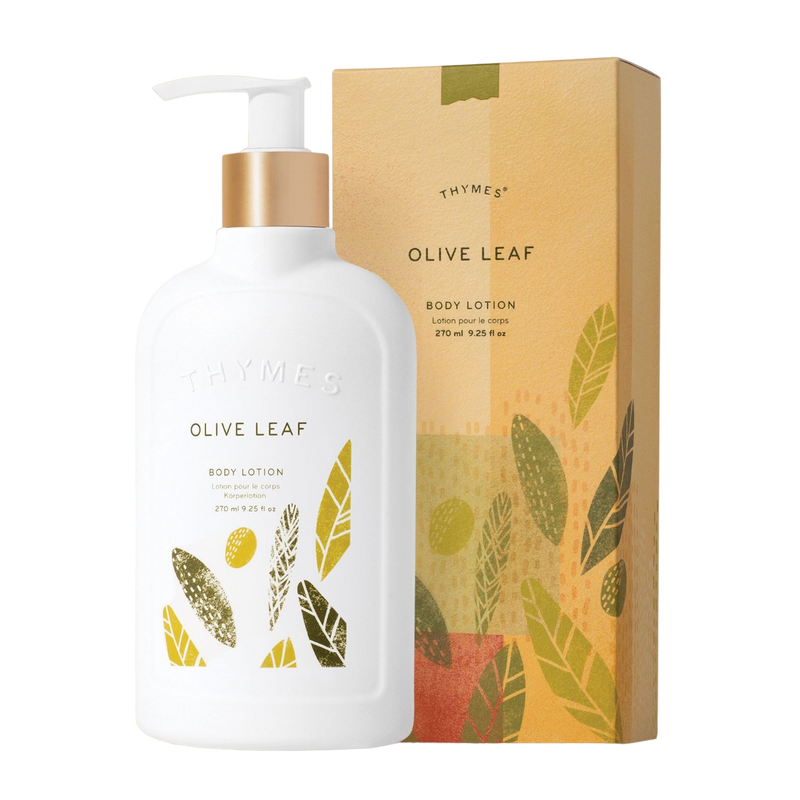 Body Lotion | Olive Leaf Beauty + Wellness Thymes  Paper Skyscraper Gift Shop Charlotte