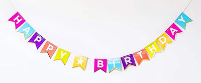 Bold and Bright Birthday Banner Birthday Party Partners  Paper Skyscraper Gift Shop Charlotte