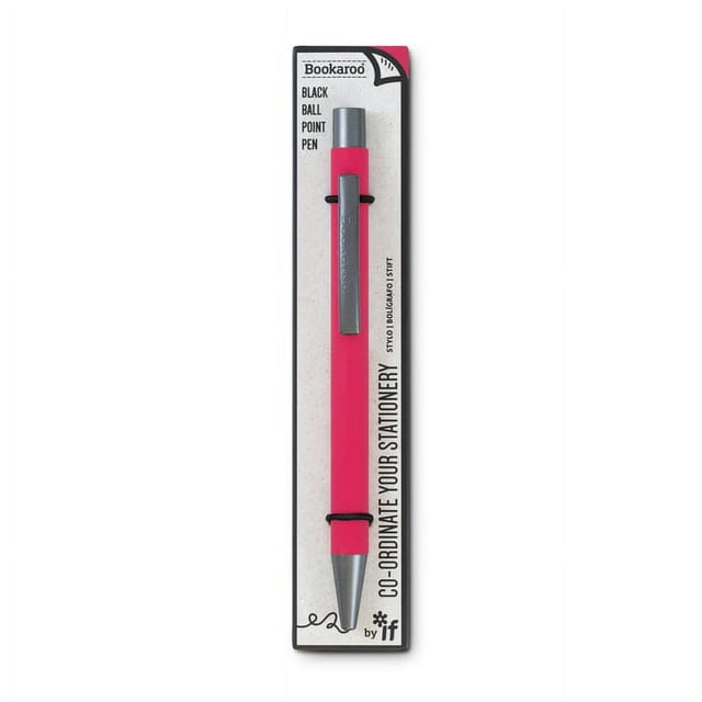 Bookaroo Ballpoint Pen - Hot Pink