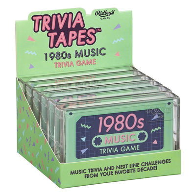 80s Music Trivia Game CDU of 6 (Ridley's) Games Chronicle  Paper Skyscraper Gift Shop Charlotte