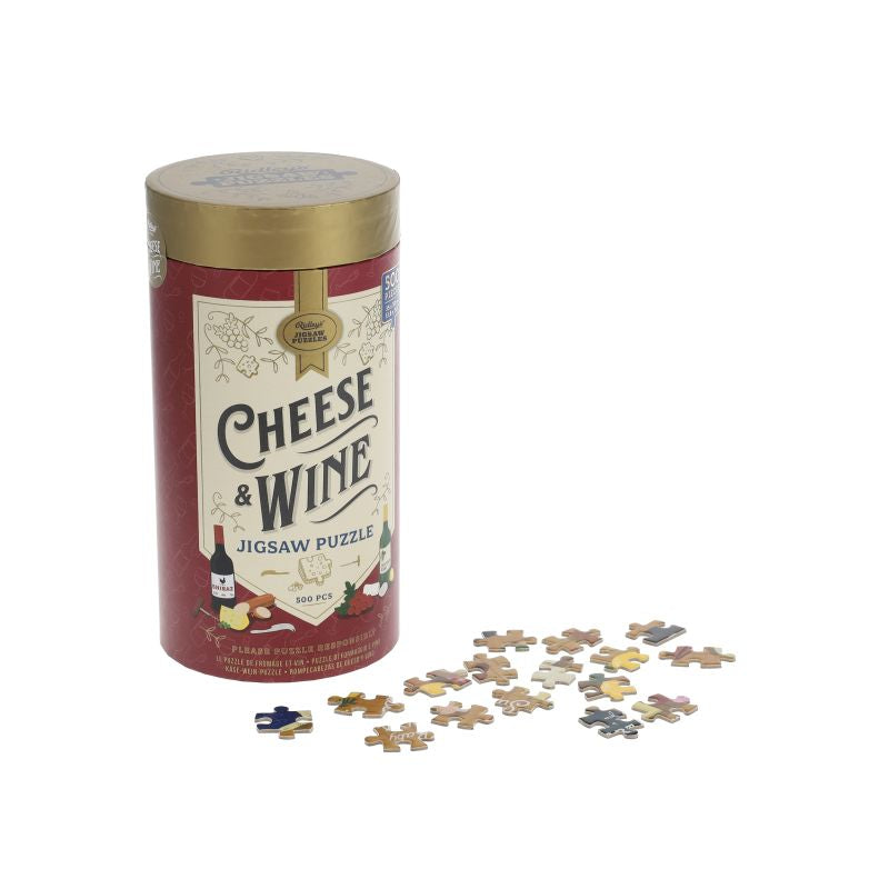 500-PIECE PUZZLE | Cheese + Wine (Ridley&