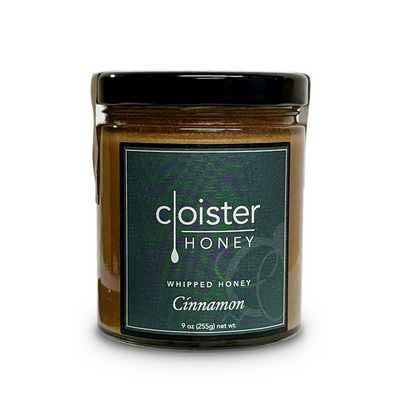 Whipped Honey with Cinnamon 9oz Local Food Cloister Honey  Paper Skyscraper Gift Shop Charlotte