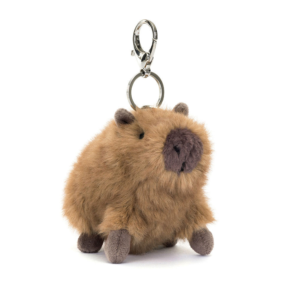 Clyde Capybara Bag Charm Apparel & Accessories - Keychains Jellycat Paper Skyscraper Gift Shop Charlotte