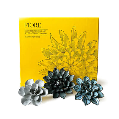 Ceramic Flower Gift Sets | Fiore Garden Chive  Paper Skyscraper Gift Shop Charlotte
