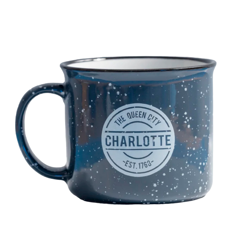 Charlotte Queen City Mug | Grey GIFT Anna Gelbach  Paper Skyscraper Gift Shop Charlotte