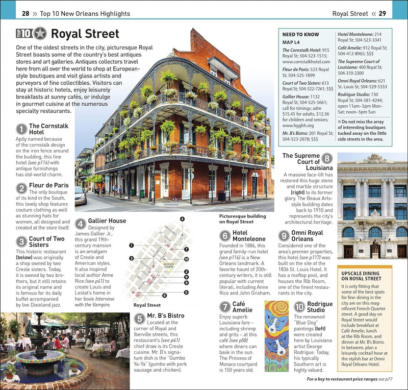 DK Eyewitness Top 10 New Orleans (Pocket Travel Guide) | Paperback
