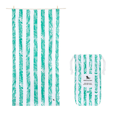 Quick Dry Towel | Extra Large | Flower Power Palm Paradise Towels Dock & Bay  Paper Skyscraper Gift Shop Charlotte