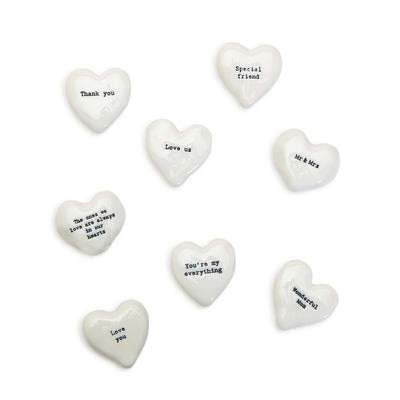 40 Pc Heart Pebble Un Includes 8 Designs | ASSORTED  Two's Company  Paper Skyscraper Gift Shop Charlotte