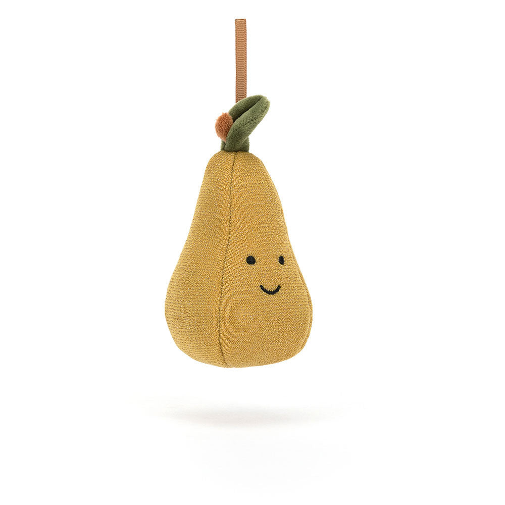 Festive Folly Pear Ornament Stuffed Animals Jellycat  Paper Skyscraper Gift Shop Charlotte
