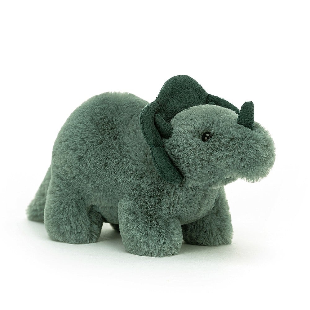 Fossilly Triceratops | Small Stuffed Animals Jellycat  Paper Skyscraper Gift Shop Charlotte