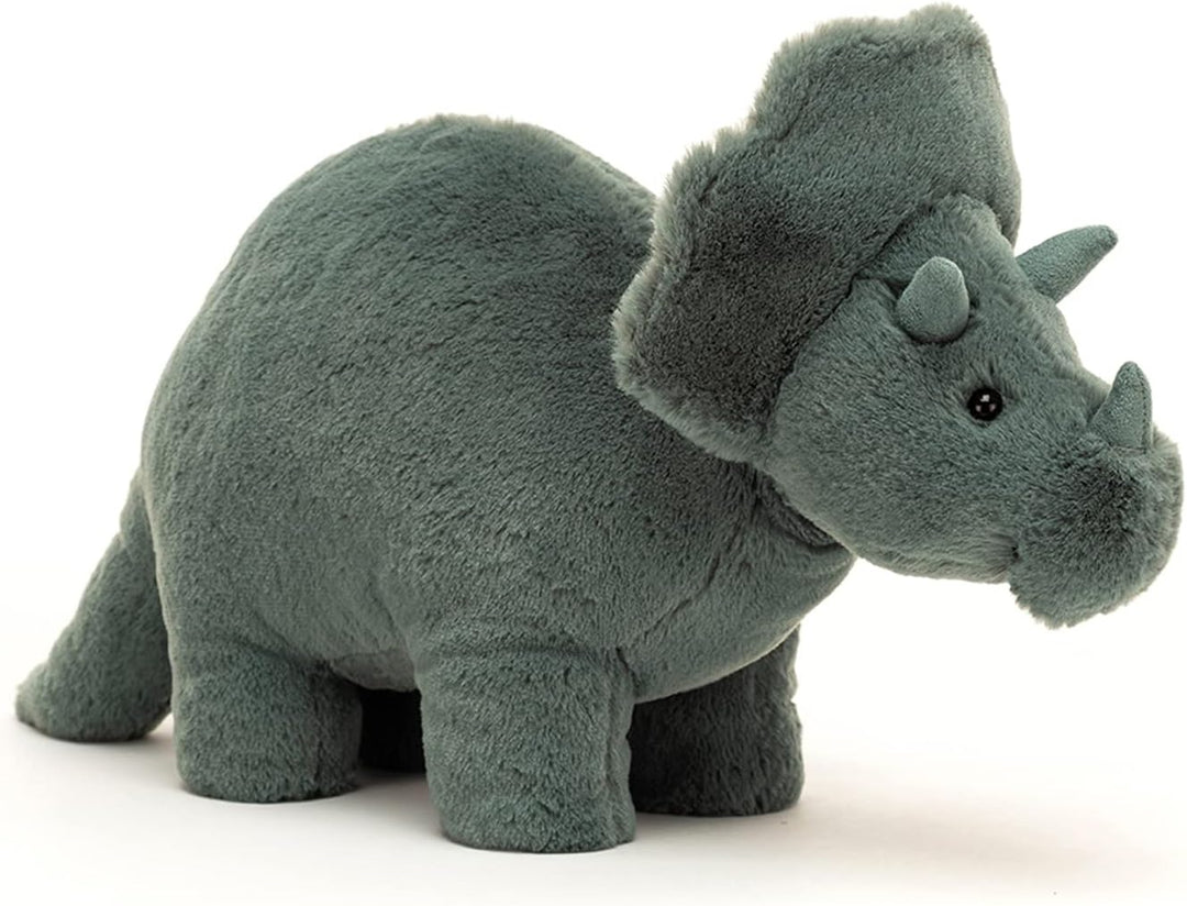 Fossilly Triceratops | Medium Stuffed Animals Jellycat  Paper Skyscraper Gift Shop Charlotte