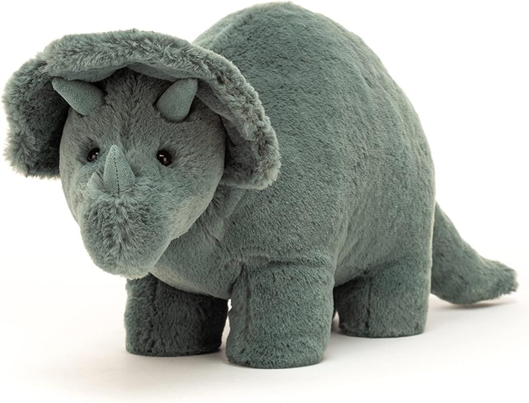 Fossilly Triceratops | Medium Stuffed Animals Jellycat  Paper Skyscraper Gift Shop Charlotte