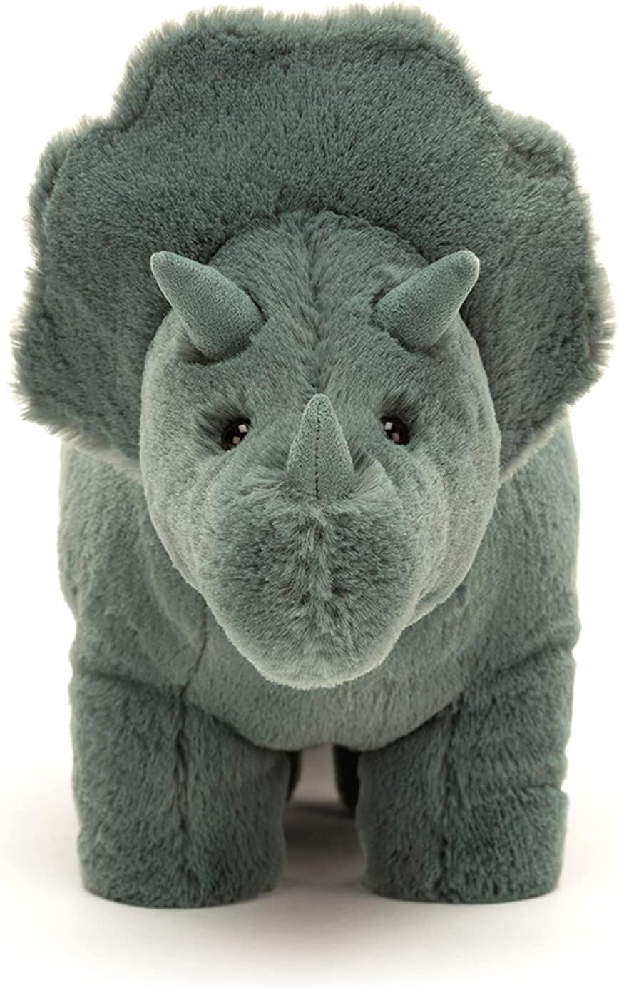 Fossilly Triceratops | Medium Stuffed Animals Jellycat  Paper Skyscraper Gift Shop Charlotte