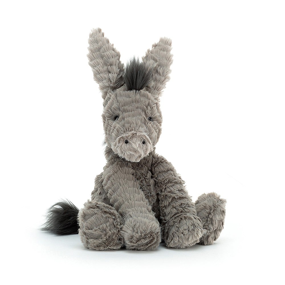 Fuddlewuddle Donkey | Medium Stuffed Animals Jellycat  Paper Skyscraper Gift Shop Charlotte