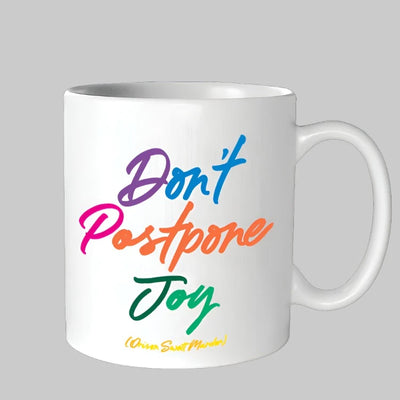 mug - don't postpone joy Cards Quotable Cards  Paper Skyscraper Gift Shop Charlotte