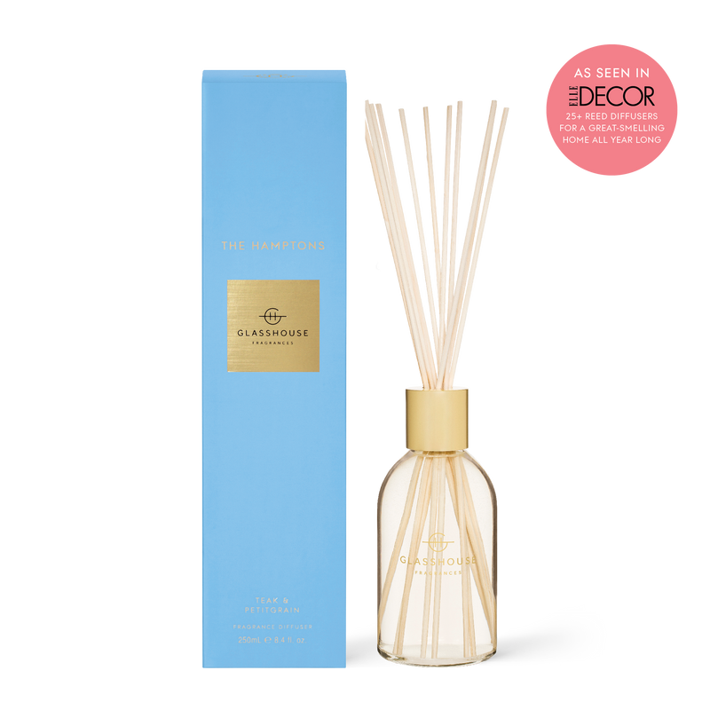 The Hamptons | 8.4 oz. Diffuser Home & Garden Glass House Fragrances Paper Skyscraper Gift Shop Charlotte
