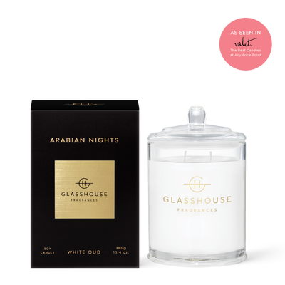 Arabian Nights | 13.4 oz. Candle Home & Garden Glass House Fragrances Paper Skyscraper Gift Shop Charlotte