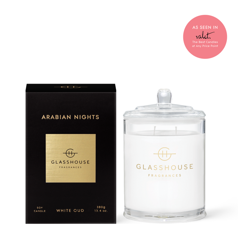 Arabian Nights | 13.4 oz. Candle Home & Garden Glass House Fragrances Paper Skyscraper Gift Shop Charlotte