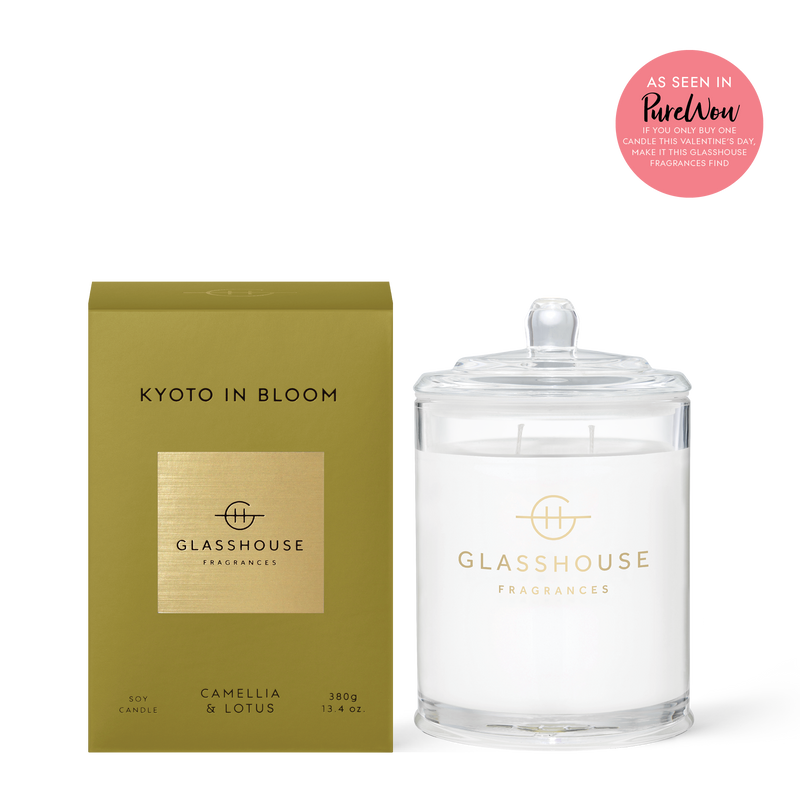 Kyoto in Bloom | 13.4 oz. Candle Home & Garden Glass House Fragrances Paper Skyscraper Gift Shop Charlotte