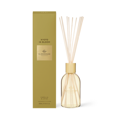 Kyoto in Bloom | 8.4 oz. Diffuser Home & Garden Glass House Fragrances Paper Skyscraper Gift Shop Charlotte