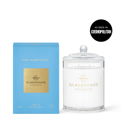 The Hamptons | 13.4 oz. Candle Home & Garden Glass House Fragrances Paper Skyscraper Gift Shop Charlotte