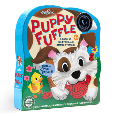 Puppy Fuffle Shaped Board Game Kids Games Eeboo  Paper Skyscraper Gift Shop Charlotte