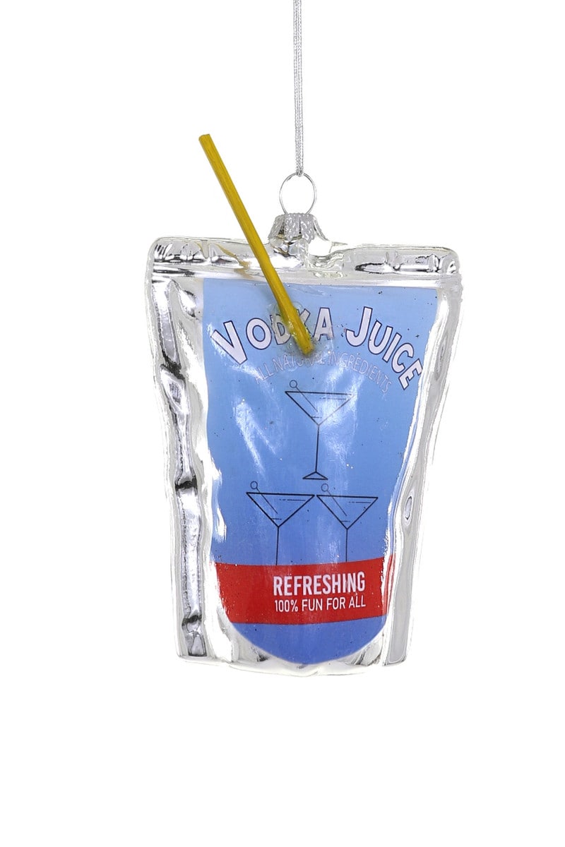 Vodka Juice Pouch Ornament Home & Garden Cody Foster Paper Skyscraper Gift Shop Charlotte