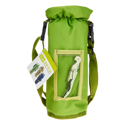 Grab & Go Insulated Bottle Carrier | Green  True Fabrications  Paper Skyscraper Gift Shop Charlotte