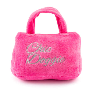 Barkin Bag - Pink w/ Scarf RICH BITCH | Large  Haute Diggity Dog  Paper Skyscraper Gift Shop Charlotte