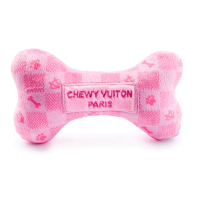 Pink Checker Chewy Vuiton Bone - Small Animals & Pet Supplies Haute Diggity Dog Paper Skyscraper Gift Shop Charlotte