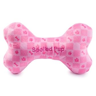 Pink Checker Chewy Vuiton Bone - Small Animals & Pet Supplies Haute Diggity Dog Paper Skyscraper Gift Shop Charlotte