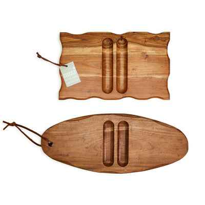 Hand-Crafted Serving Board | Assorted Kitchen Two's Company  Paper Skyscraper Gift Shop Charlotte