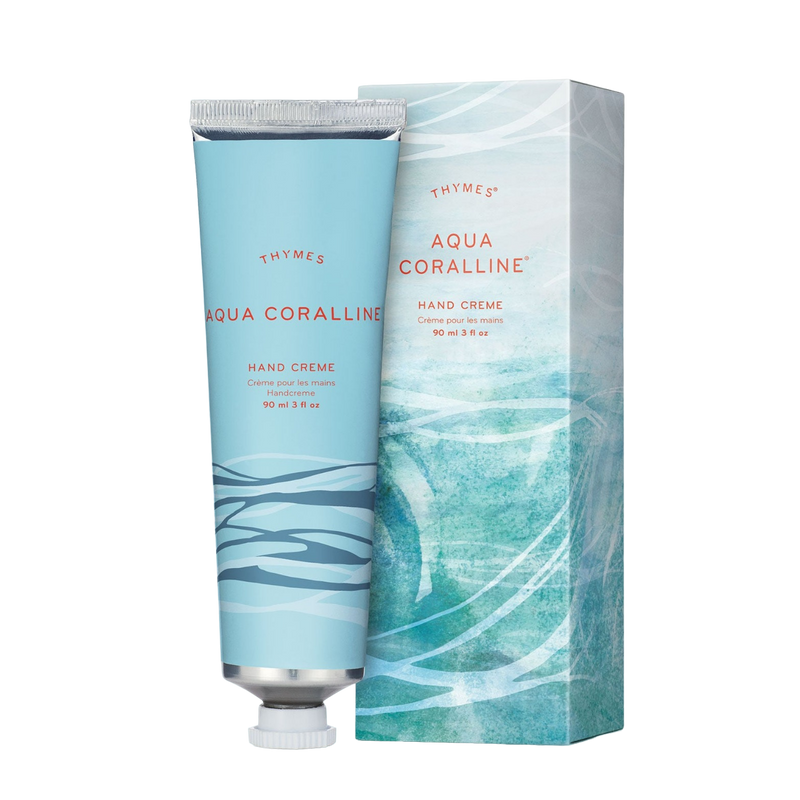 Hand Creme | Aqua Coralline Beauty + Wellness Thymes  Paper Skyscraper Gift Shop Charlotte