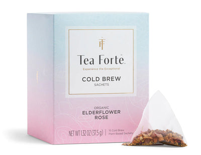 Elderflower Rose Cold Brew Tea Tea Forte  Paper Skyscraper Gift Shop Charlotte