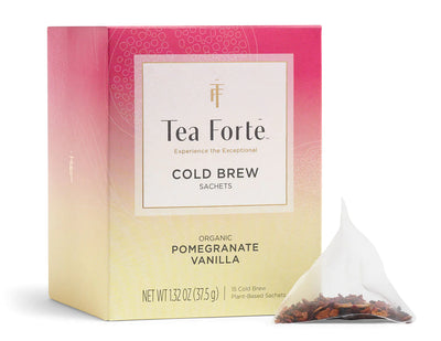 Pomegranate Vanilla Cold Brew Tea Tea Forte  Paper Skyscraper Gift Shop Charlotte