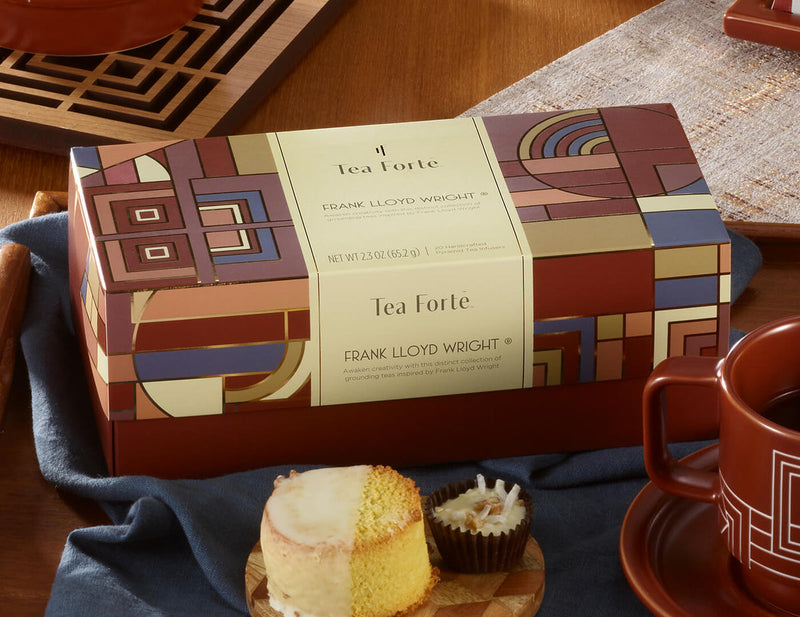 Frank Lloyd Wright Presentation Box Tea Tea Forte  Paper Skyscraper Gift Shop Charlotte