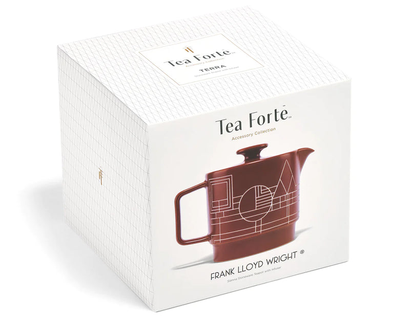 Frank Lloyd Wright Terra Teapot Tea Tea Forte  Paper Skyscraper Gift Shop Charlotte