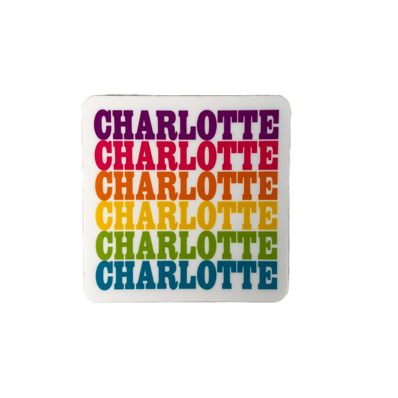 Sticker Charlotte Supergraphic Bright