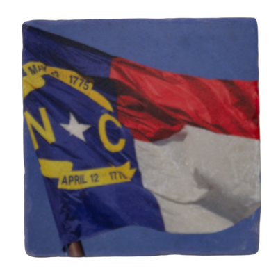 Coaster NC Flag Coasters Nelson's Gift Wholesale  Paper Skyscraper Gift Shop Charlotte