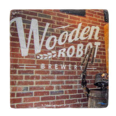 Coaster Wooden Robot Coasters Nelson's Gift Wholesale  Paper Skyscraper Gift Shop Charlotte