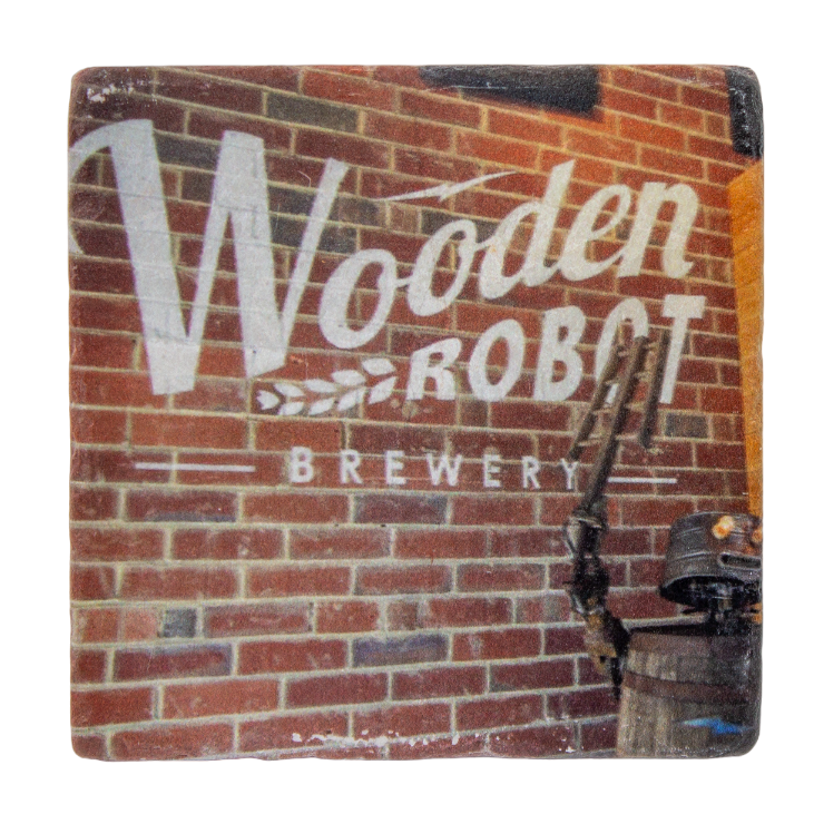 Coaster Wooden Robot Coasters Nelson&