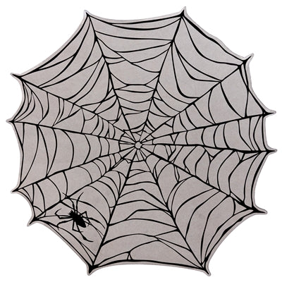 Die-Cut Spiderweb Placemat | 12pk Party Supplies Hester & Cook Paper Skyscraper Gift Shop Charlotte