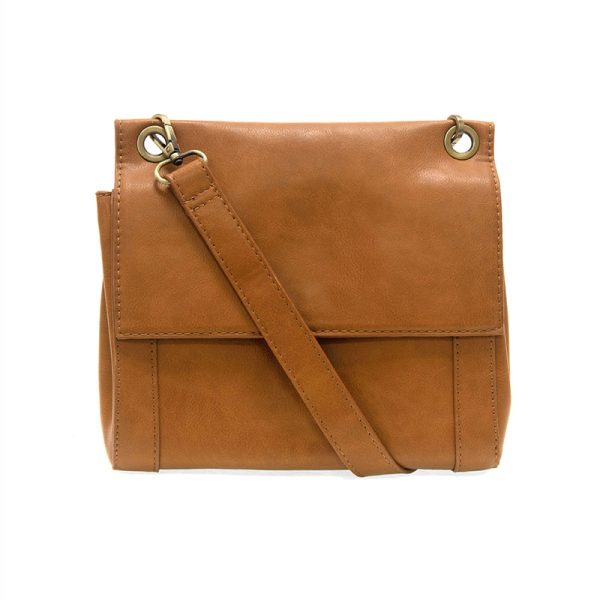 Tan Liana Vegan Leather Crossbody Bag Apparel & Accessories - Handbags & Purses Joy Susan Paper Skyscraper Gift Shop Charlotte